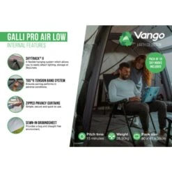 Vango Airbeam Vango Galli Pro Air Low Awning -OUTDOOR WORLD GEAR galli pro air low2 1 1