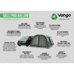 Vango Airbeam Vango Galli Pro Air Low Awning -OUTDOOR WORLD GEAR galli pro air low 1 1