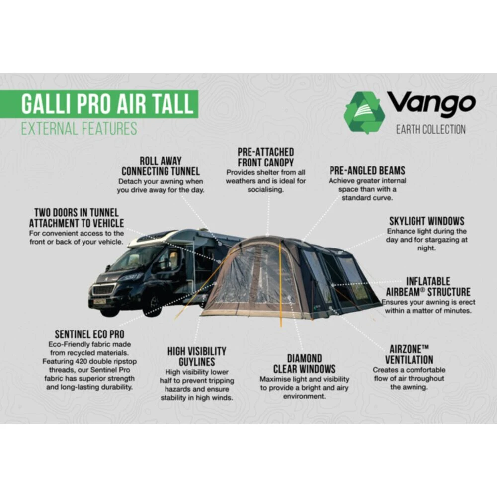 Vango Airbeam Vango Galli Pro Air Tall Awning 20 Vango Airbeam Vango Galli Pro Air Tall Awning - Image 18