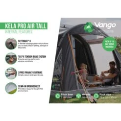 Vango Airbeam Vango Kela Pro Air Awning Tall -OUTDOOR WORLD GEAR kela pro air tall2 1