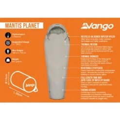 Vango Mantis Planet Sleeping Bag 25 Vango Mantis Planet Sleeping Bag -OUTDOOR WORLD GEAR mantis planet infographic lowres