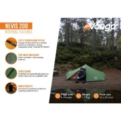 Vango Nevis 200 Tent (2025) 19 Vango Nevis 200 Tent (2025) -OUTDOOR WORLD GEAR nevis 200 infographic2 lowres 1