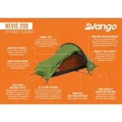 Vango Nevis 200 Tent (2025) 17 Vango Nevis 200 Tent (2025) -OUTDOOR WORLD GEAR nevis 200 infographic lowres 1