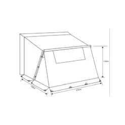 Outdoor Revolution Universal Annexe - Steel Pole (2023) 7 Outdoor Revolution Universal Annexe - Steel Pole (2023) -OUTDOOR WORLD GEAR orit405 3