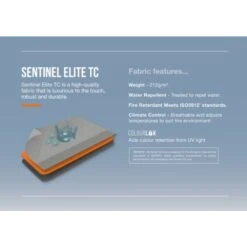 Vango Airbeam Vango Anantara IV TC 650xl Air Tent -OUTDOOR WORLD GEAR sentinel elite tc fabric infographic lowres 1