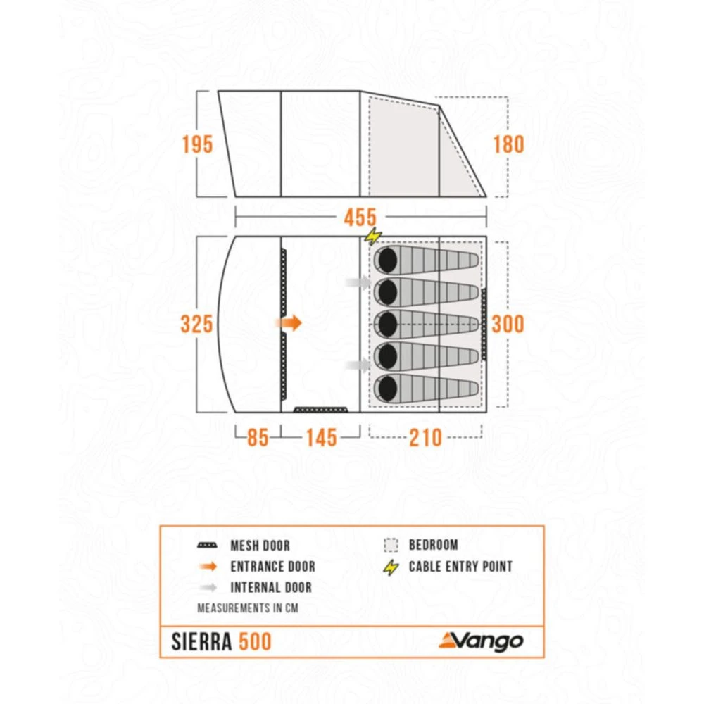 Vango Sierra 500 Poled Tent (2025) 6 Vango Sierra 500 Poled Tent (2025) - Image 4