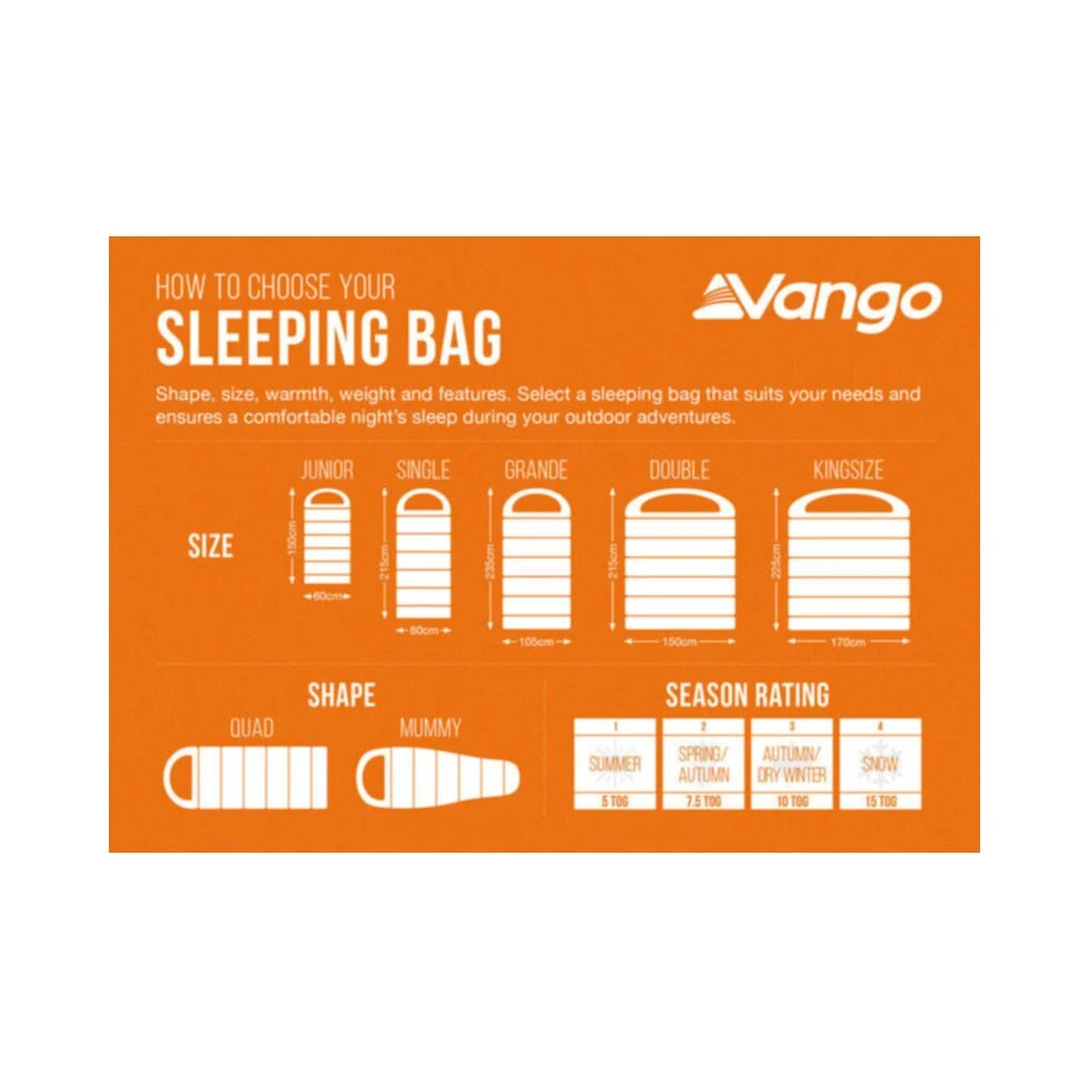 Vango Stellar Junior Sleeping Bag 16 Vango Stellar Junior Sleeping Bag - Image 14