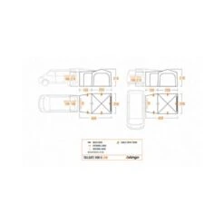 Vango Tailgate Hub II Low Poled Awning (2025) -OUTDOOR WORLD GEAR tailgate hub ii low floorplan low res small