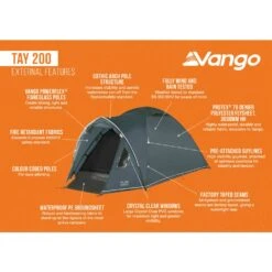 Vango Tay 200 Tent (2025) 29 Vango Tay 200 Tent (2025) -OUTDOOR WORLD GEAR tay 200 infographic external lowres