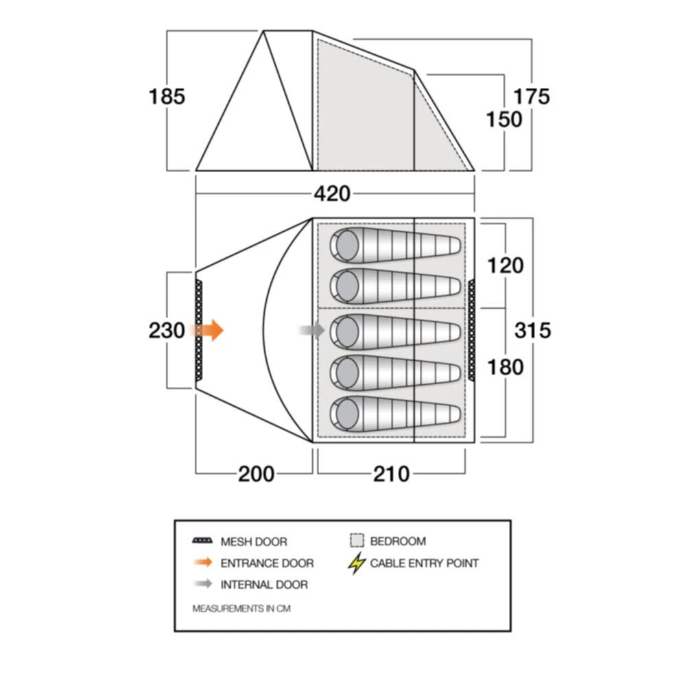 Vango Tiree 500 Tent 7 Vango Tiree 500 Tent - Image 5